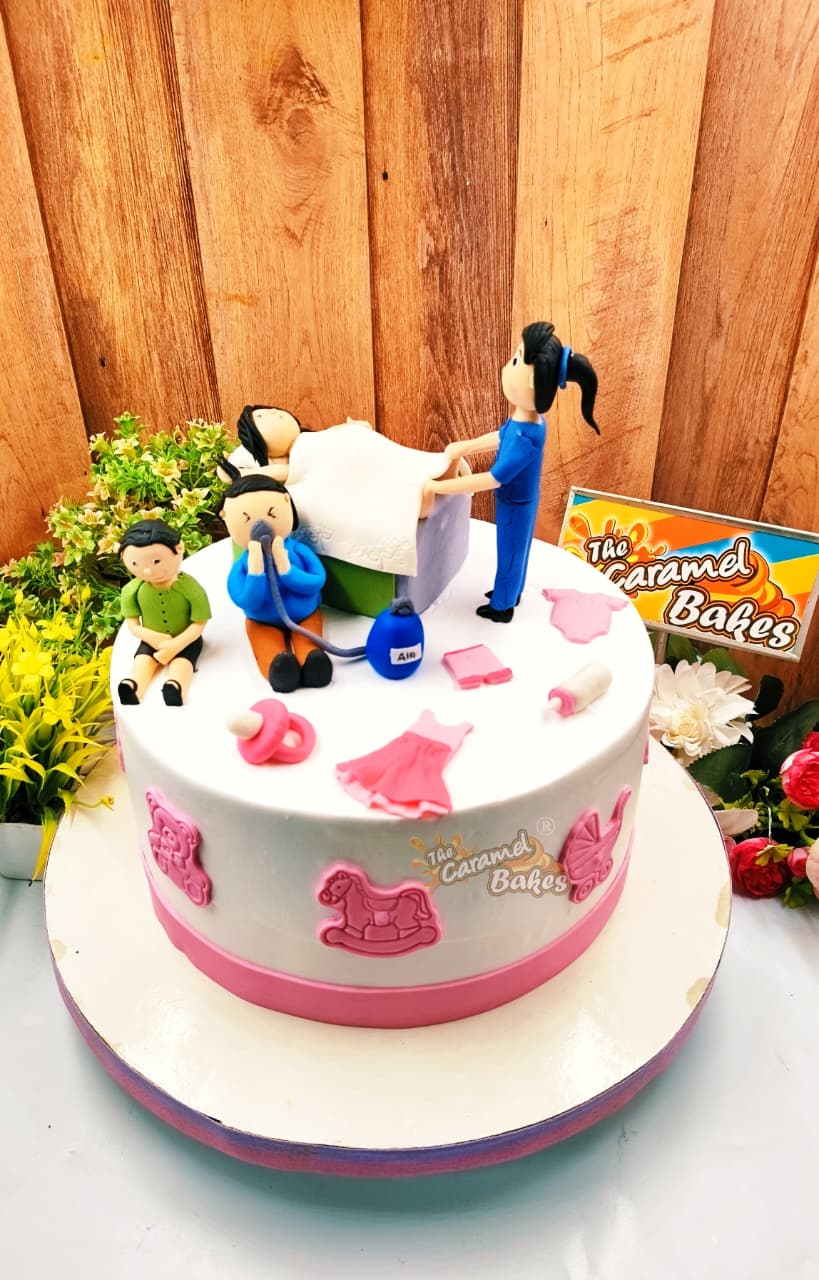 Baby shower cake13