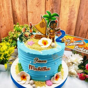 Moana Theme cake1