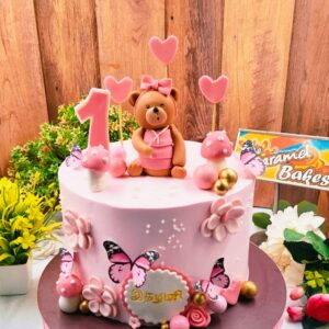 Teddy theme cake11