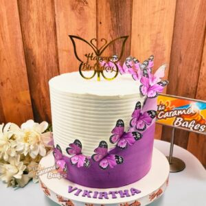 Butterfly theme cake3
