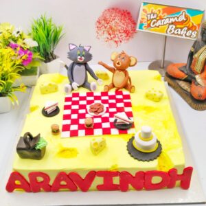 Tom and Jerry theme cake4