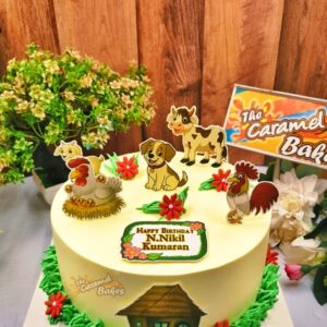 Farm theme cake4