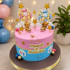 Baby shower cake14