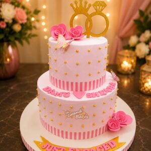 2Tier wedding cake13