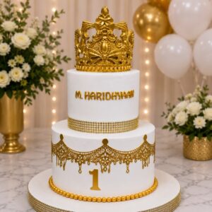 2Tier Crown Cake18