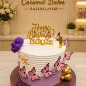 Butterfly theme cake10