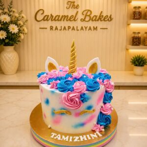 Unicorn theme cake10