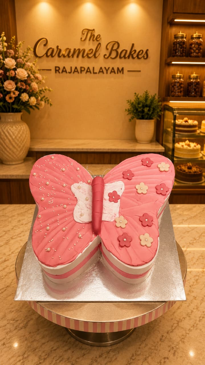 Butterfly theme cake11