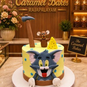 Tom and Jerry theme cake6