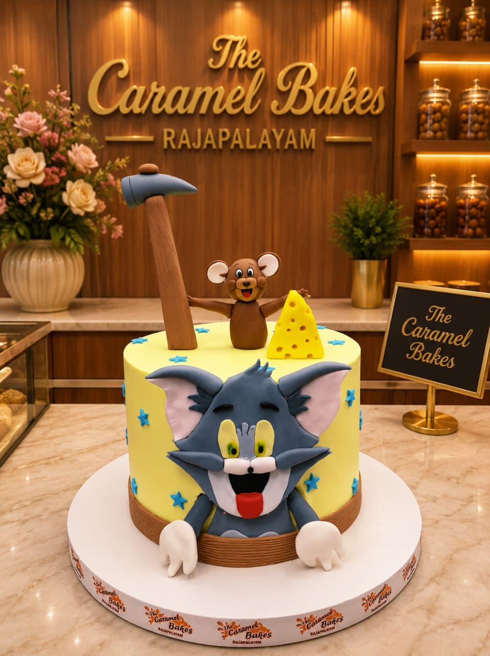 Tom and Jerry theme cake6