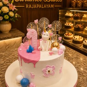 Unicorn theme cake11