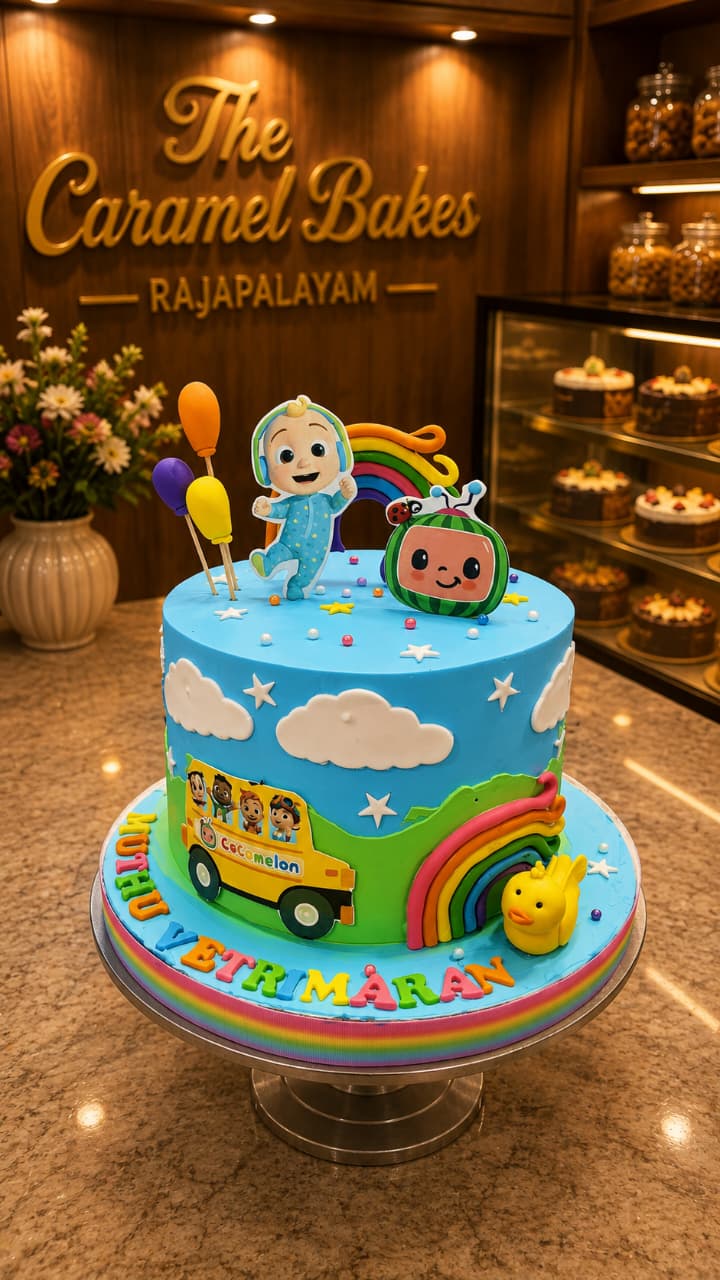 Cocomelon Theme cake15