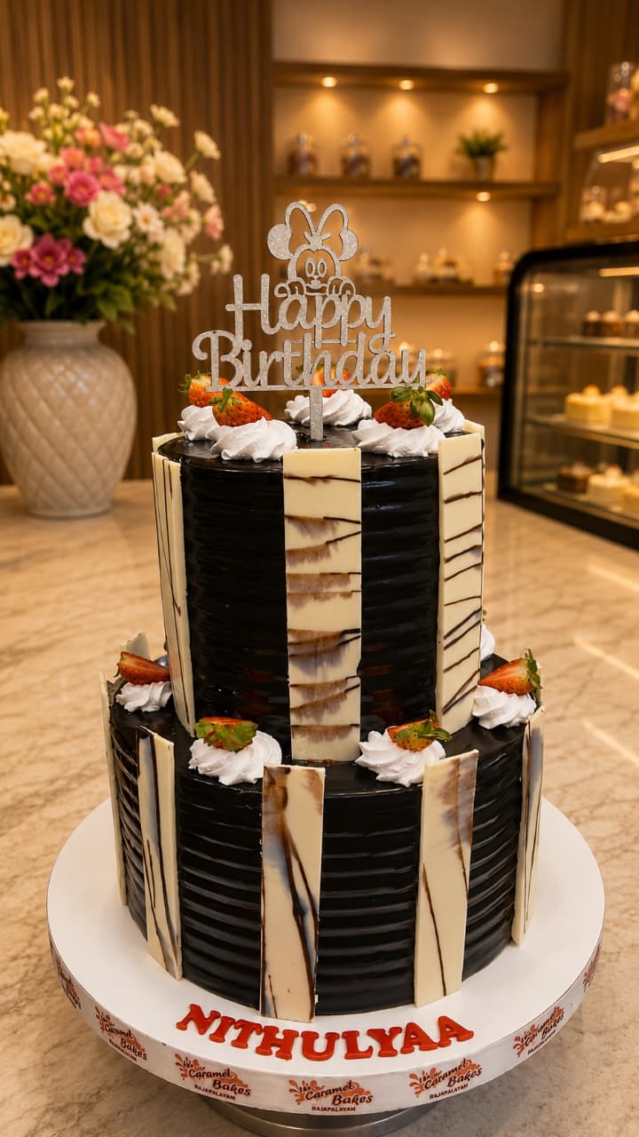 2Tier Choco truffle cake24