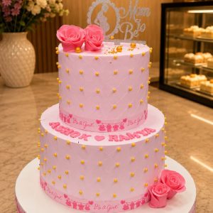 2Tier wedding cake14
