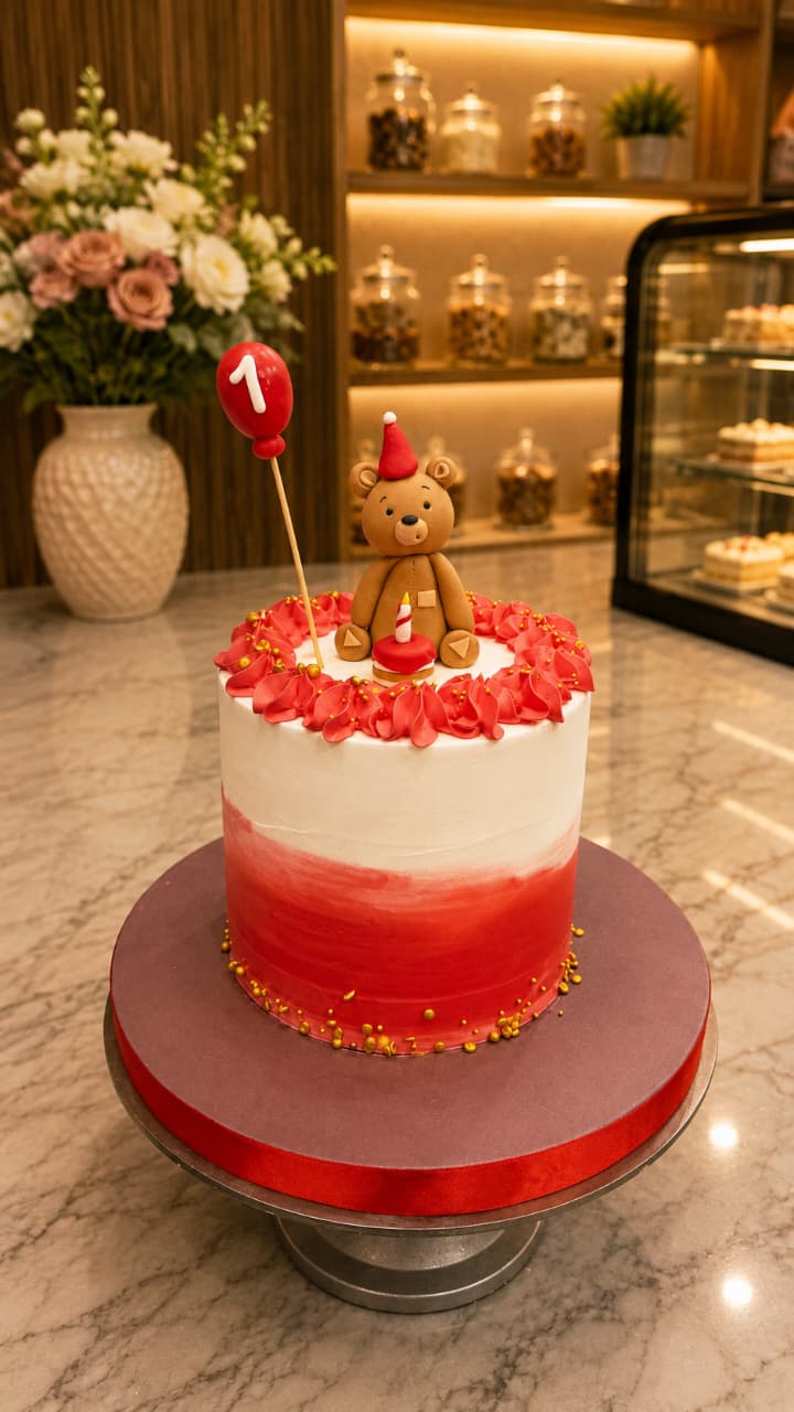 Cute Teddy cake15