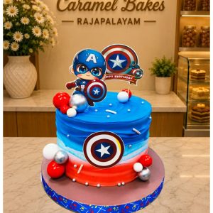 Superman theme cake9