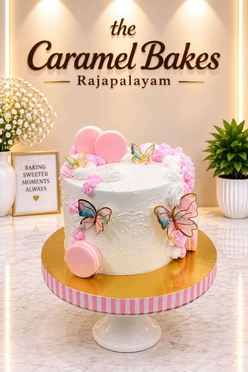 Butterfly theme cake11