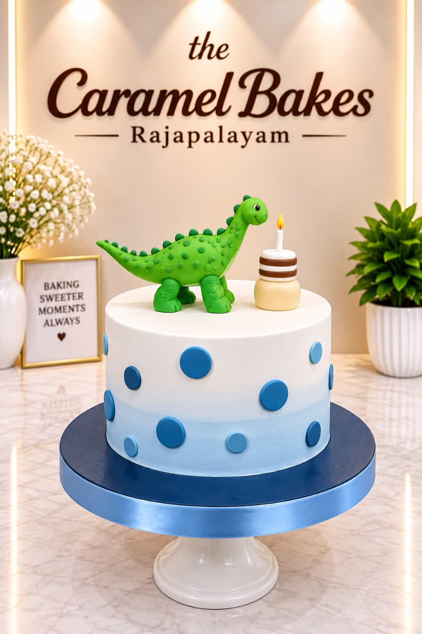 Little Dino Theme cake6