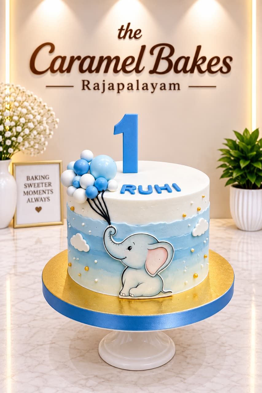 Elephant balloon cake1