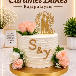 Wedding theme cake5