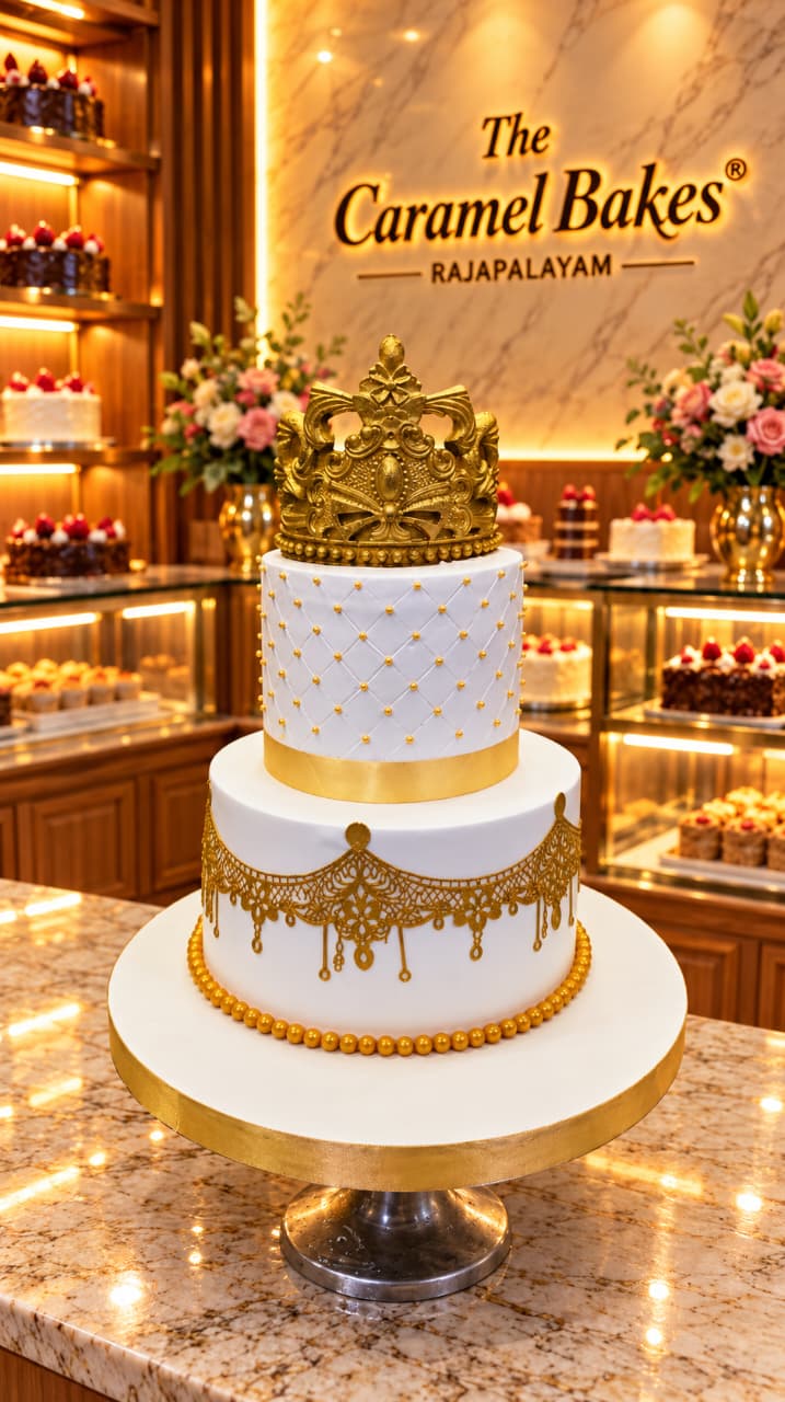 2Tier Crown Cake21